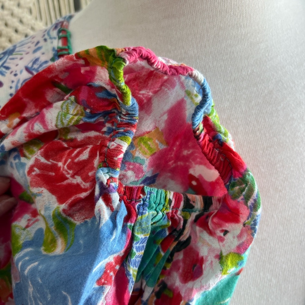 Antica Sartoria Sicilian Ladies Eye Tiered Dress - Picture 5 of 16